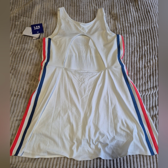 JoyLab White Active Dress with Built-in Shorts - Picture 8 of 8